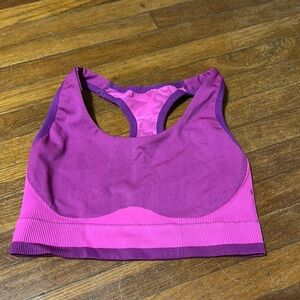 Avia Women's Pink & Purple High Impact Sports Bra, XL (16-18)